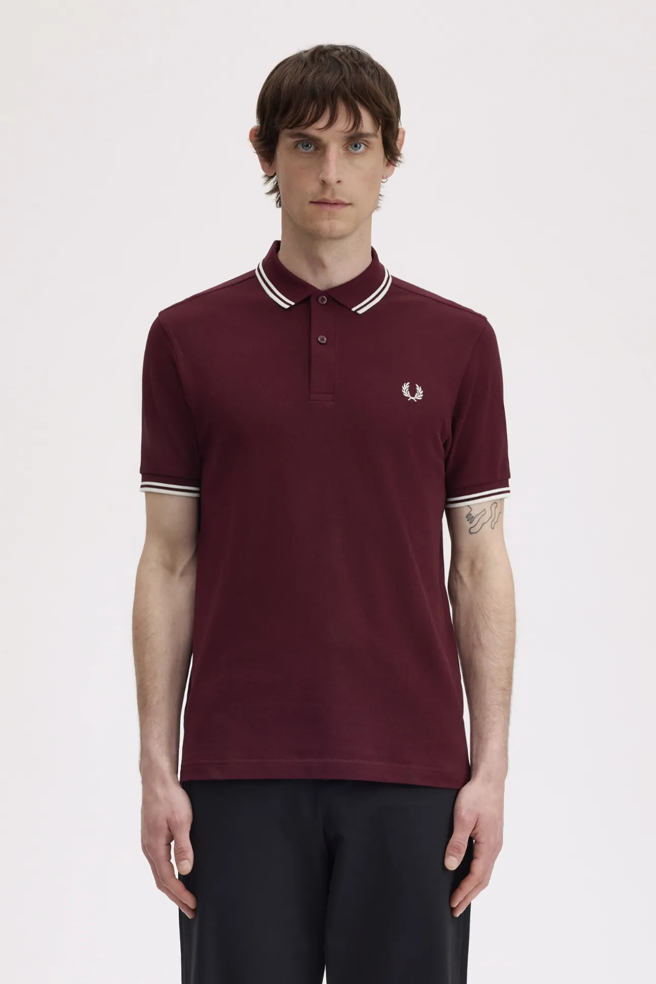 Polo con dos tonos Fred Perry