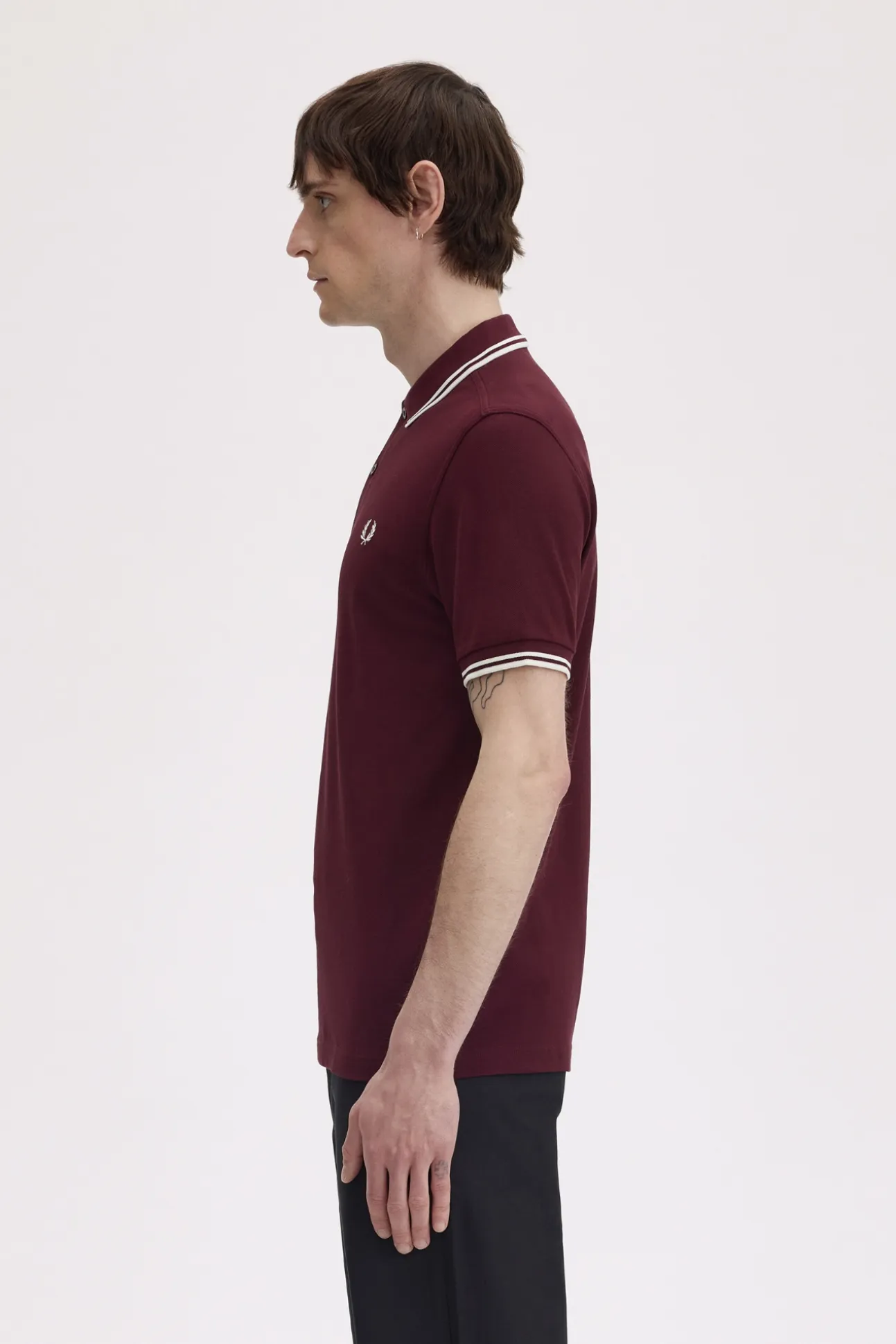 Polo con dos tonos Fred Perry