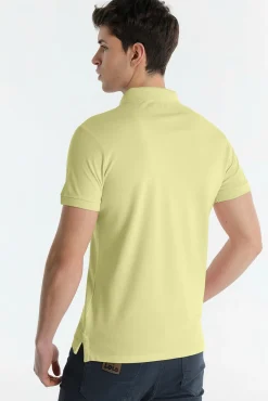 Polo de manga corta logo bordado