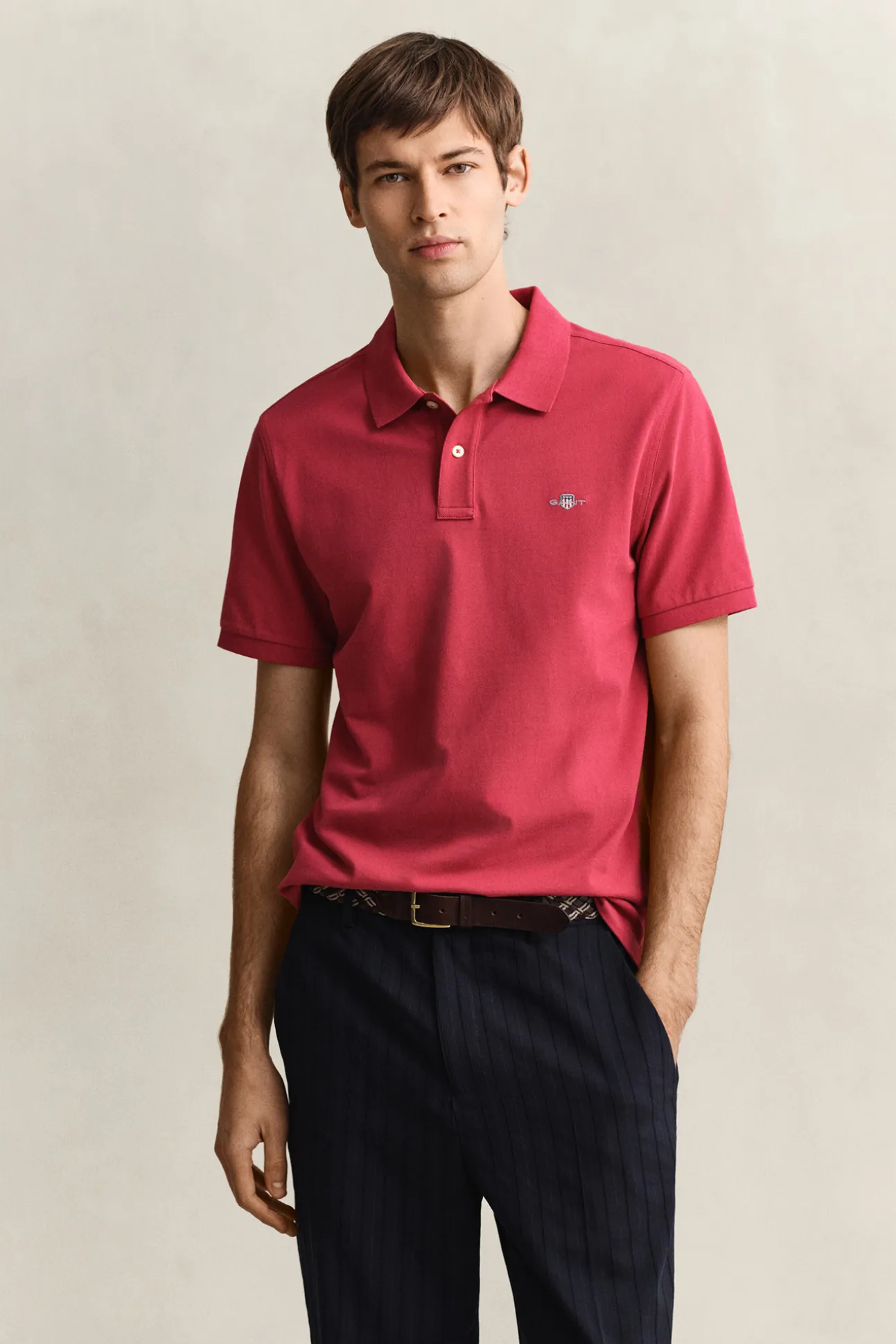 Polo de piqué Regular Fit Shield