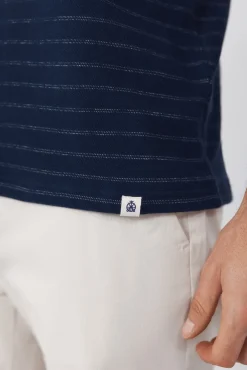 Polo estructura rayas