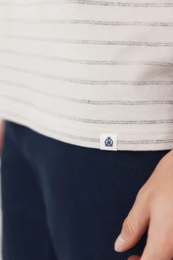 Polo estructura rayas