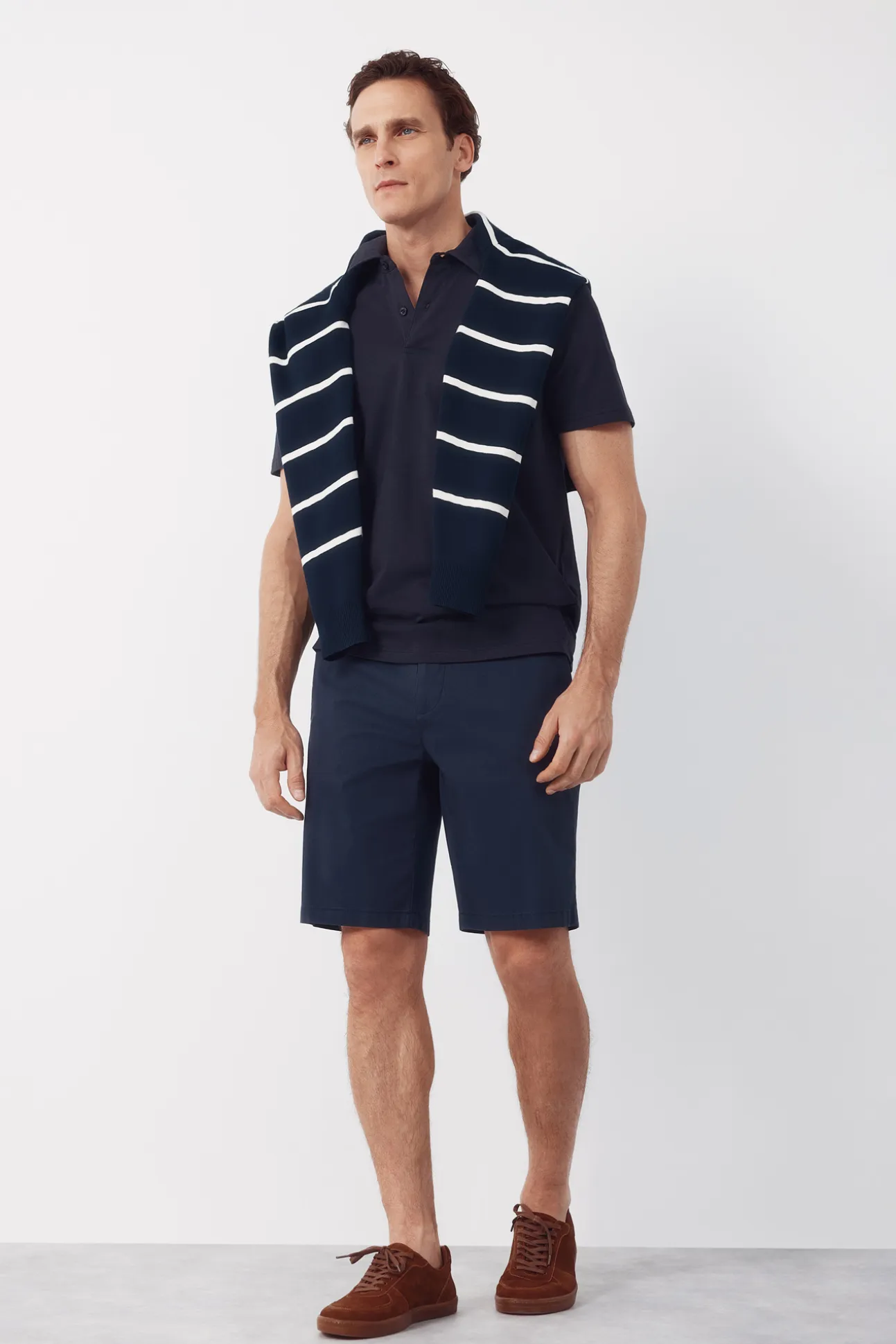 Polo liso bolsillo