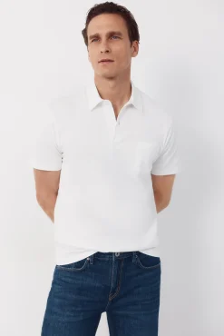 Polo liso bolsillo