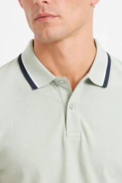 Polo manga corta piqué