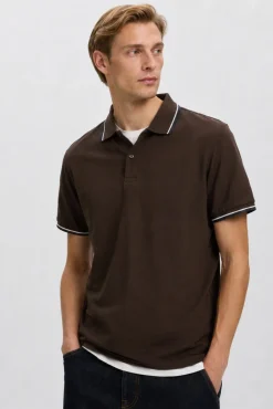 Polo manga corta piqué