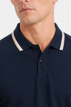Polo manga corta piqué
