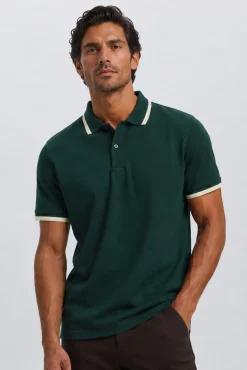 Polo manga corta piqué