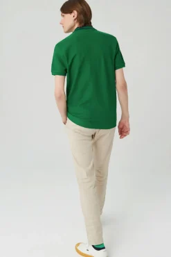 Polo oversize con estampado de cocodrilo