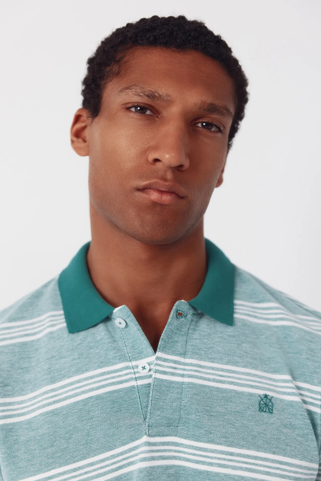 Polo oxford de rayas