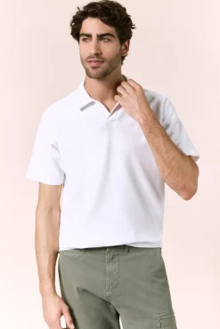 Polo piqué cuello en V