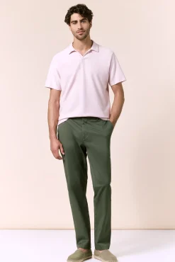 Polo piqué cuello en V