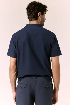 Polo piqué cuello en V