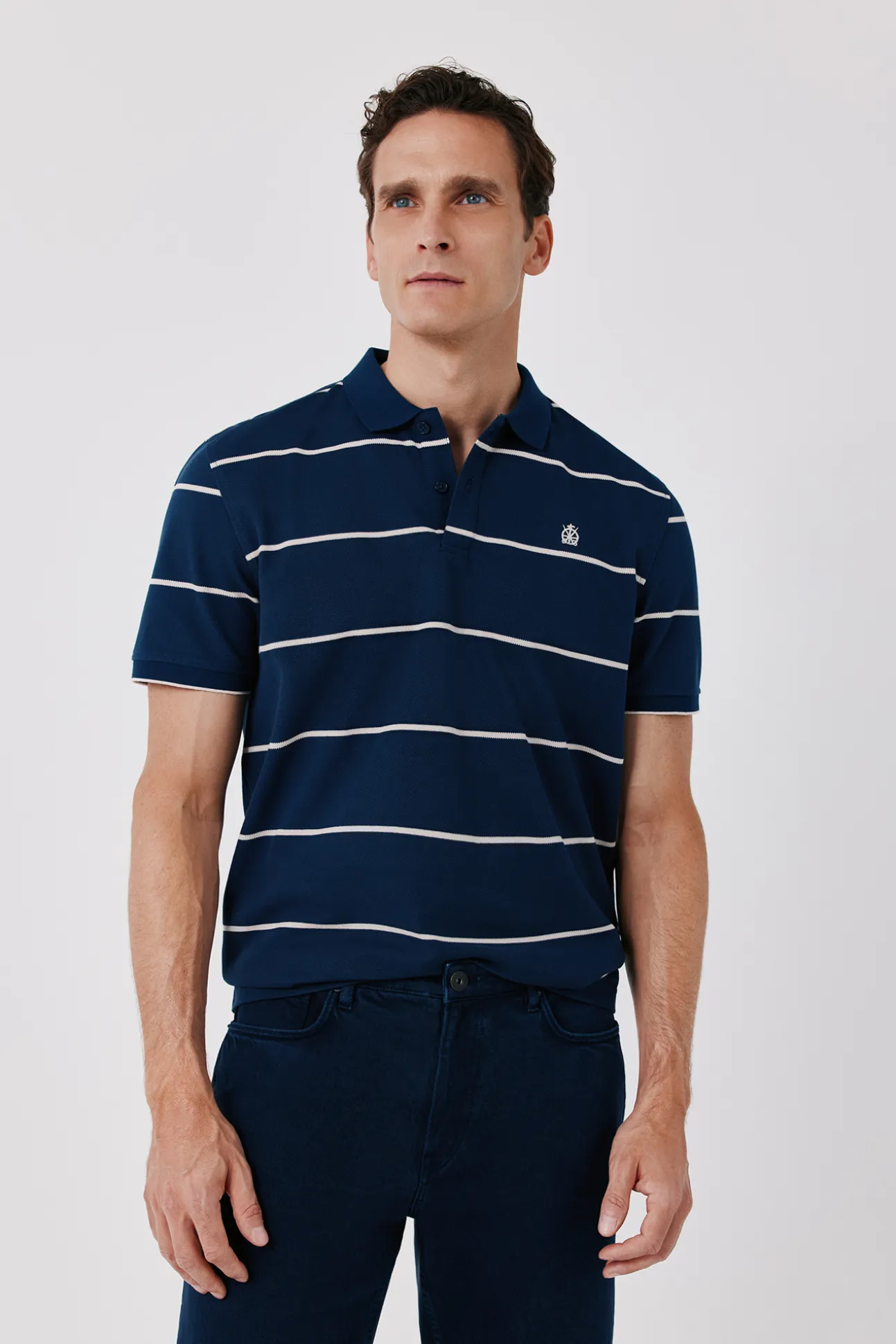 Polo piqué de rayas