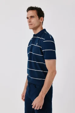 Polo piqué de rayas