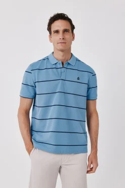 Polo piqué de rayas