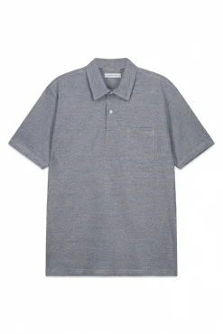 Polo rayas bolsillo