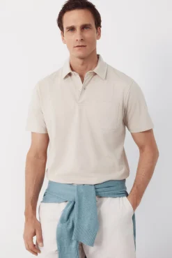 Polo rayas bolsillo