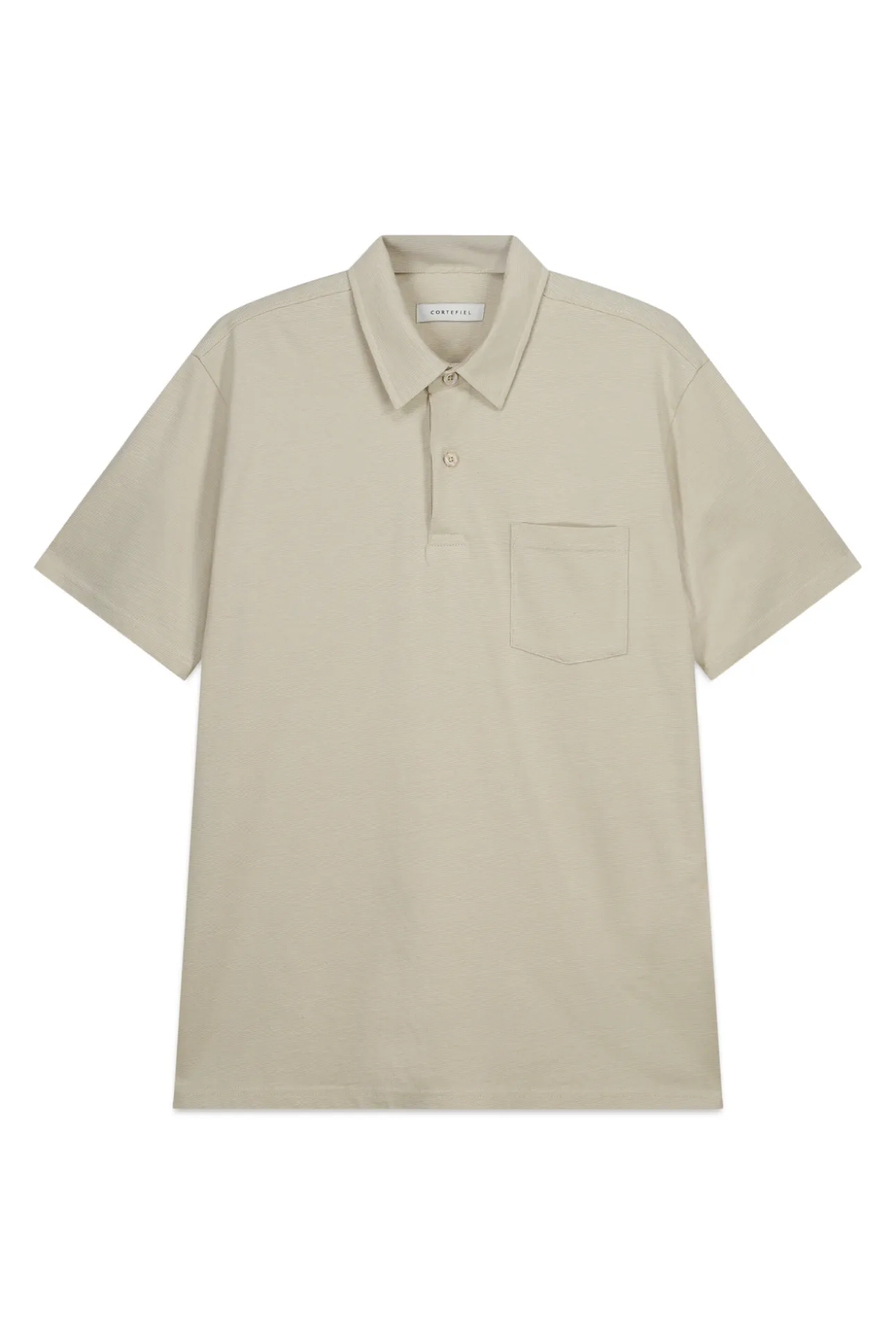 Polo rayas bolsillo