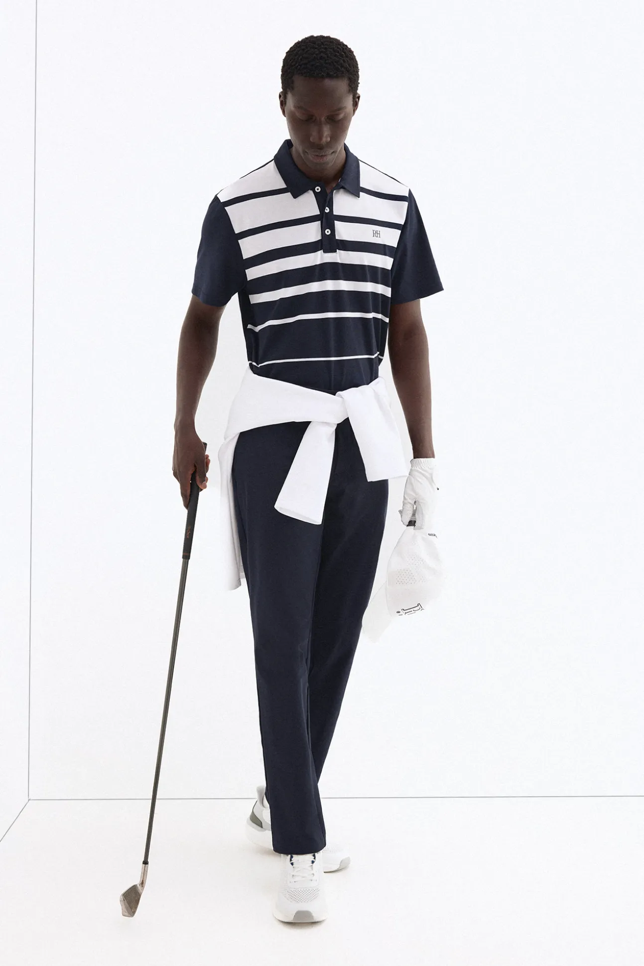 Polo rayas golf