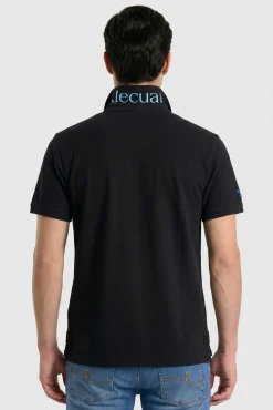 Polo semibordado United