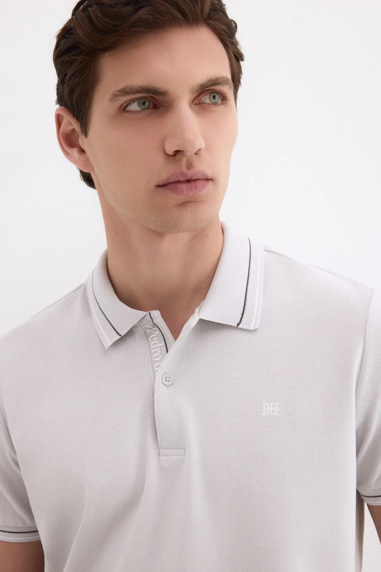 Polo tips jacquard