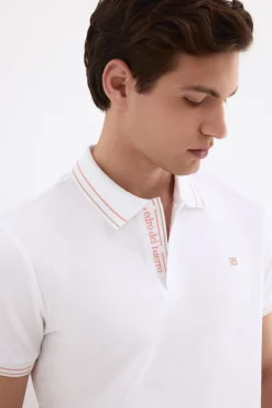 Polo tips jacquard