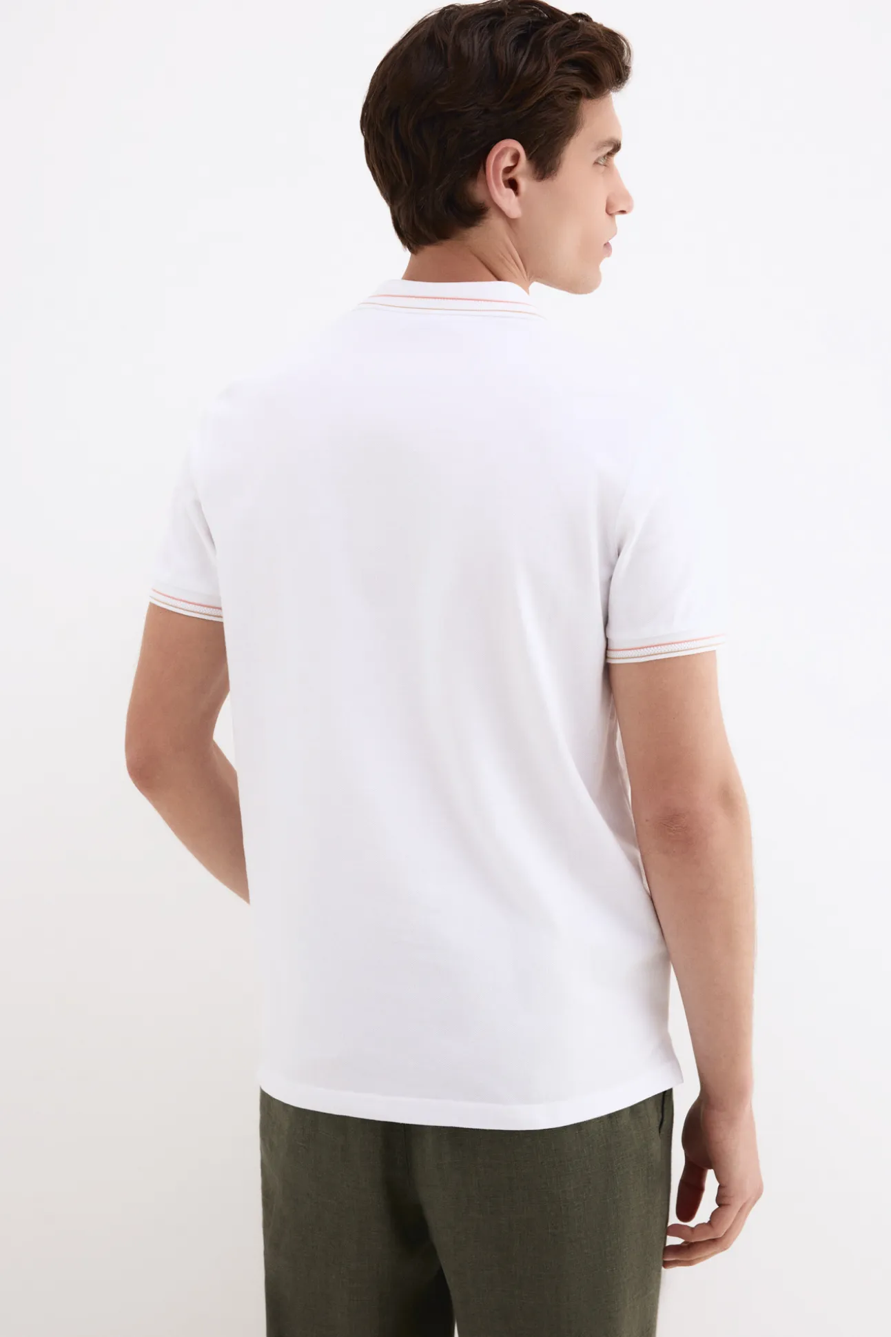 Polo tips jacquard