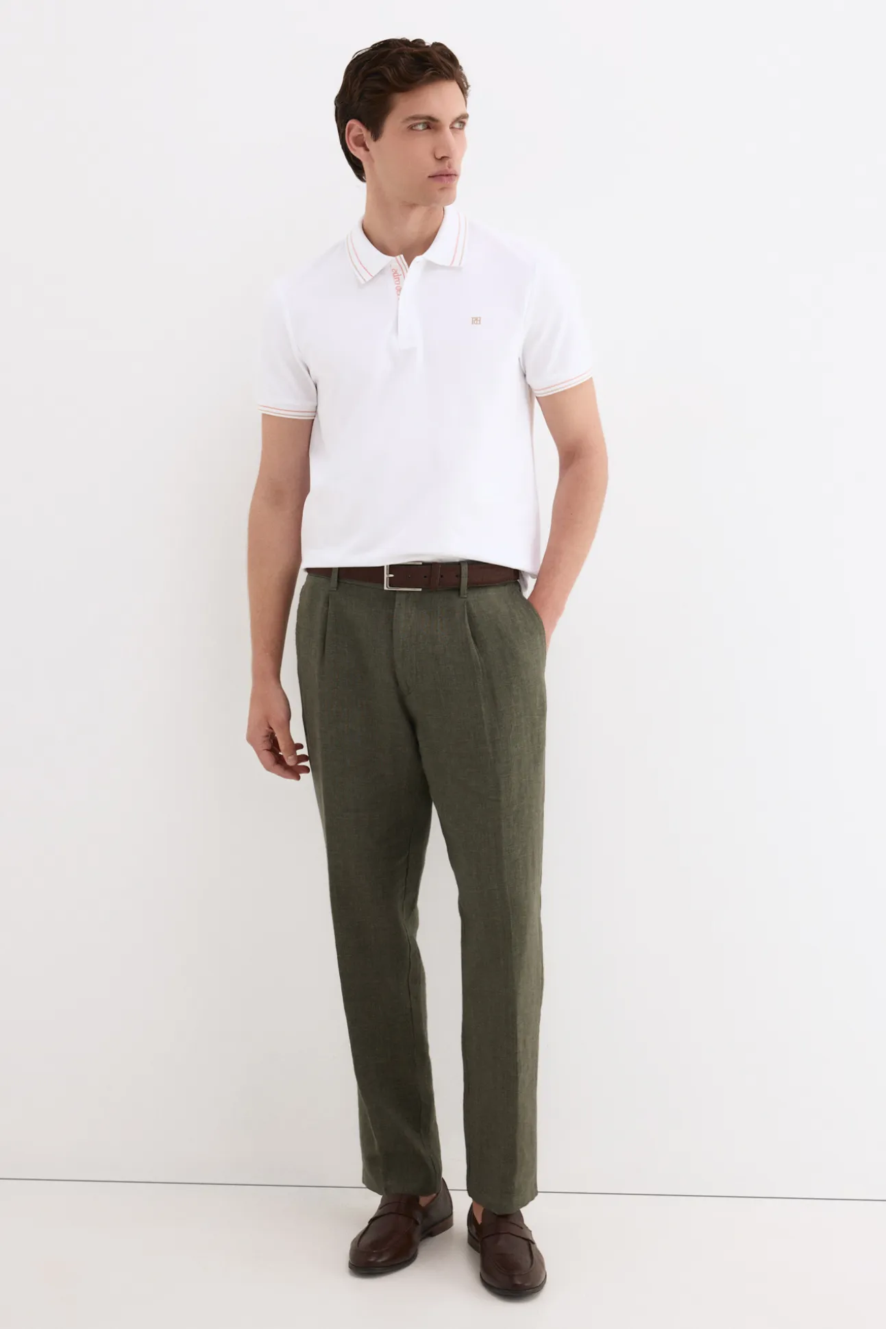 Polo tips jacquard