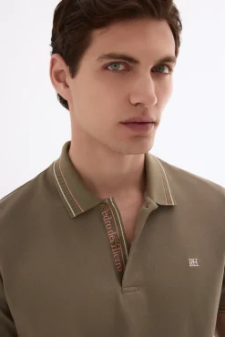 Polo tips jacquard