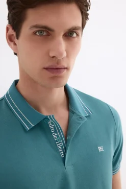 Polo tips jacquard