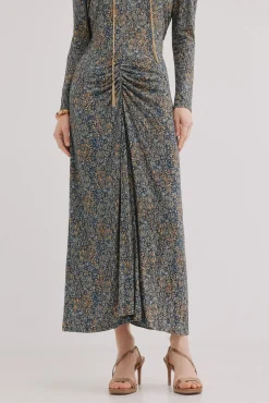 Raquel. Falda estampada