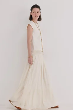 Roxana. Falda midi abalorios