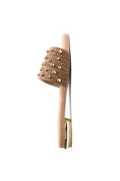 Sandalias crochet y cuentas perrinton