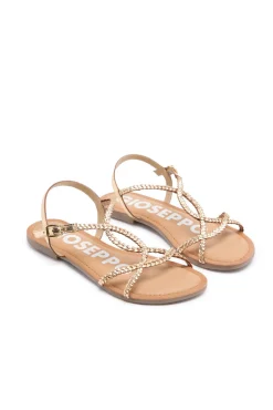 Sandalias de tiras finas trenzadas