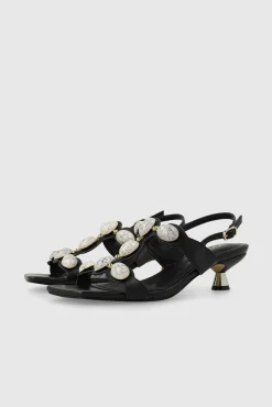 Sandalias efecto piel