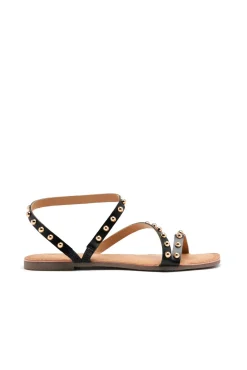 Sandalias piel tachas necedah