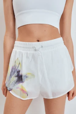 Short técnico ultra ligero malla blanco