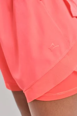 Short ultra ligero malla rojo
