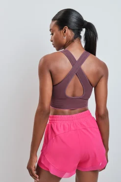Short ultra ligero malla rosa
