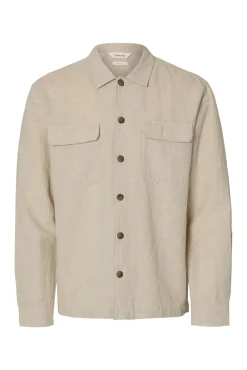 Sobrecamisa algodón lino