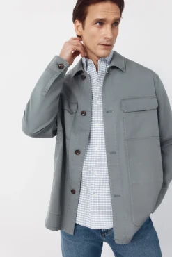 Sobrecamisa lisa Tencel