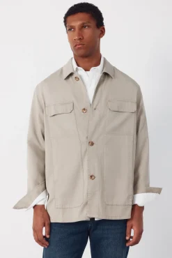 Sobrecamisa lisa Tencel