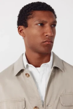 Sobrecamisa lisa Tencel