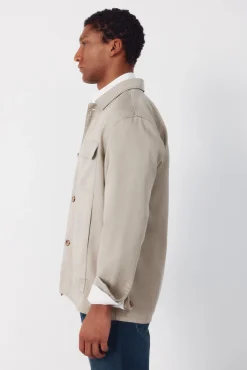 Sobrecamisa lisa Tencel