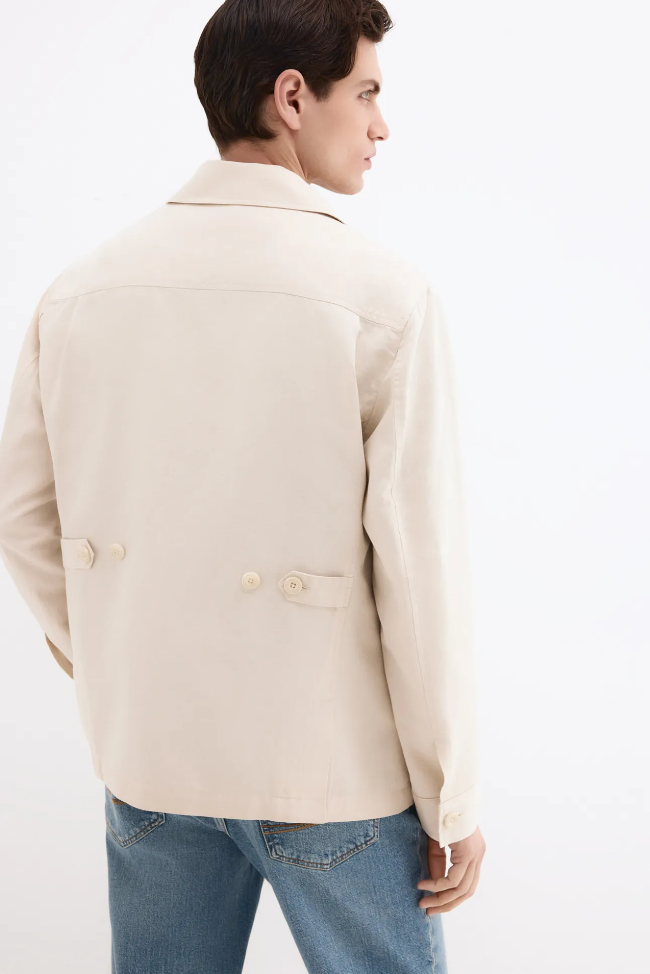 Sobrecamisa mezcla lino