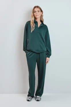 Sudadera capucha verde