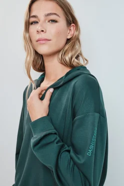 Sudadera capucha verde