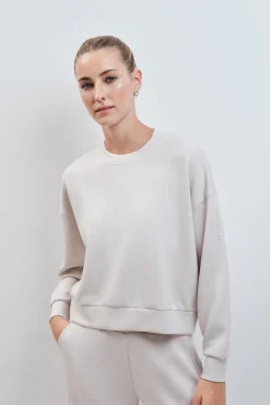Sudadera college modal gris oscuro