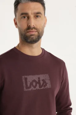 Sudadera cuello caja